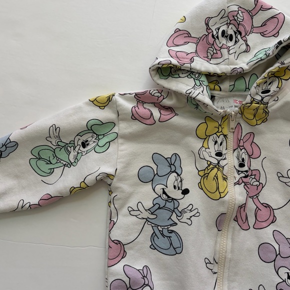 Zara Multicolor Character Print Hoodie - Picture 4 of 6